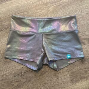 Wod Bottom Iridescent Moxie Shorts NWOT